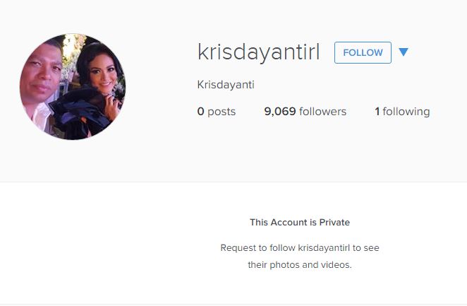 Akunnya Diretas, Krisdayanti Buat Akun Instagram Baru 