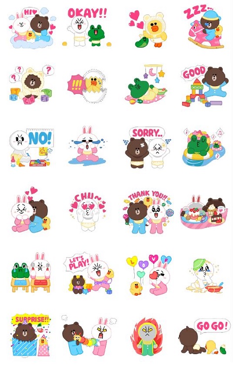 Dukung UNICEF, LINE Luncurkan Satu Set Stiker Baru 