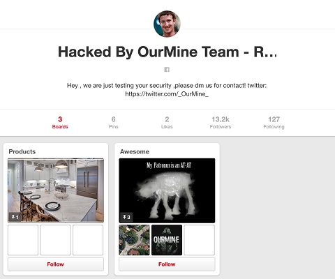 Hacker Bobol Akun Twitter dan Pinterest Bos Facebook