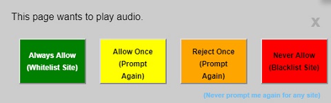 Cara Matikan Audio di Peramban Internet