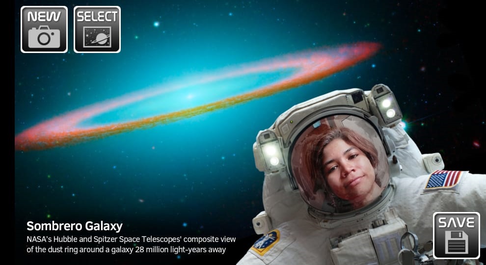 Aplikasi Selfie dari NASA Ajak Bertualang Antariksa