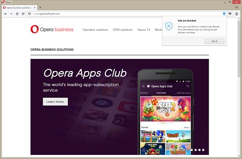 Opera Adblock