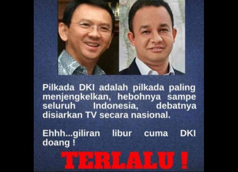 Kendurkan Urat Syaraf Pakai Meme Pilkada