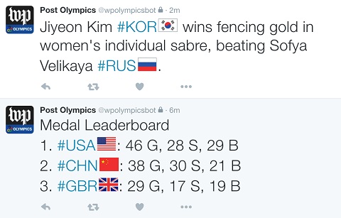 Robot Bakal Buat Artikel Olimpiade Rio