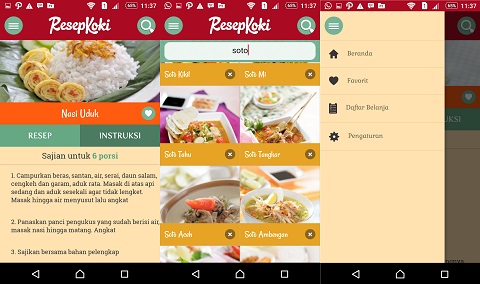 Aplikasi Resepkoki Mudahkan Anda Mencari Resep Asli Indonesia