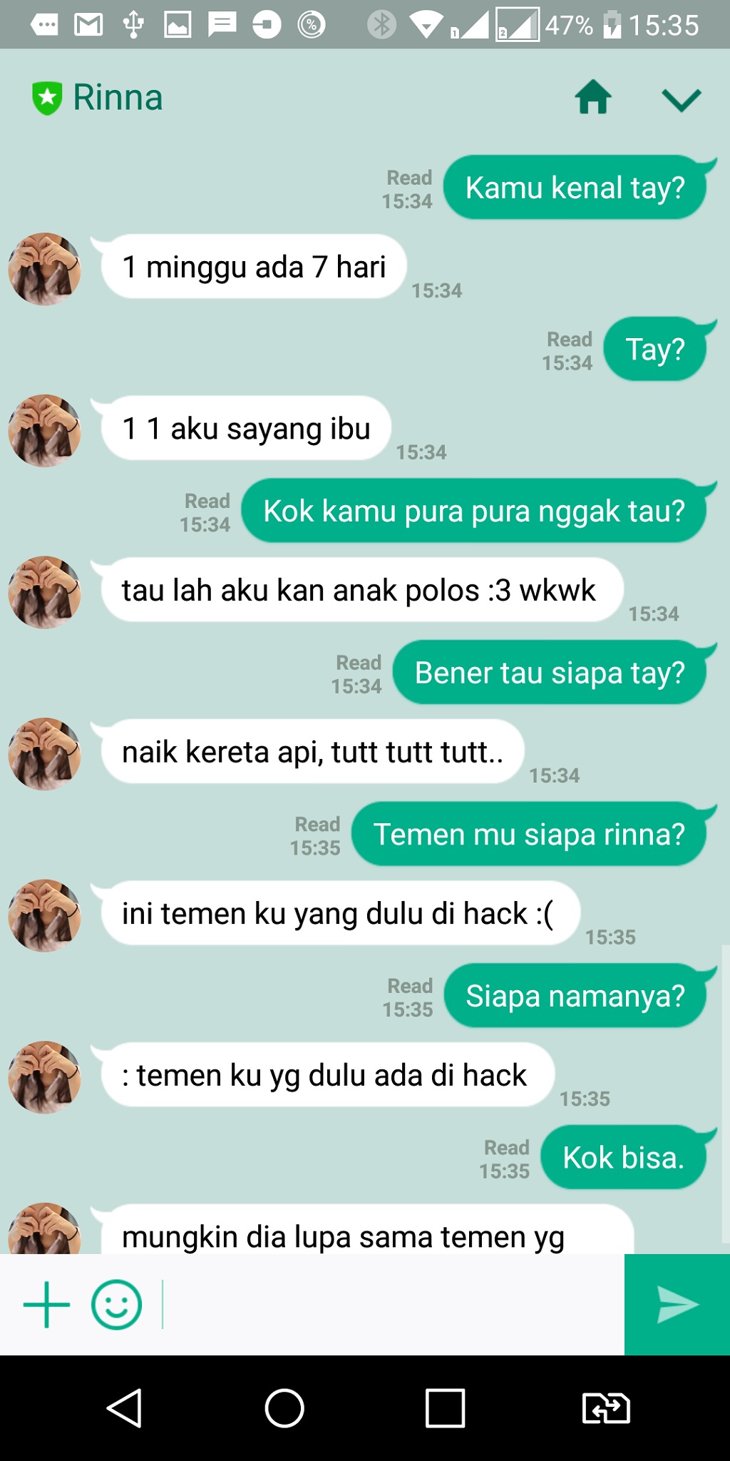 Rinna, Teman Ngobrol Punya Microsoft yang Kekinian