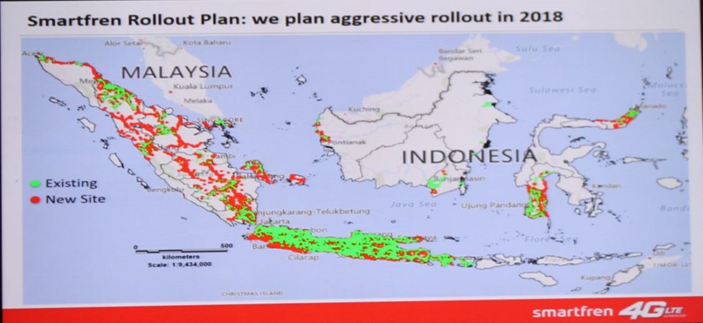 Tambah Pelanggan, Smartfren Perkuat Jaringan di Sumatera
