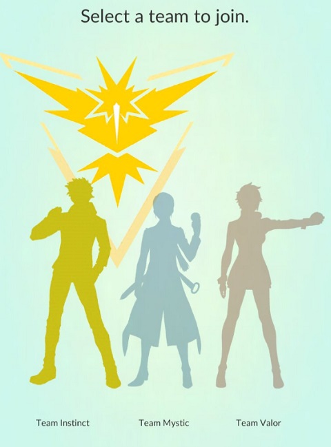pokemon go team instinct