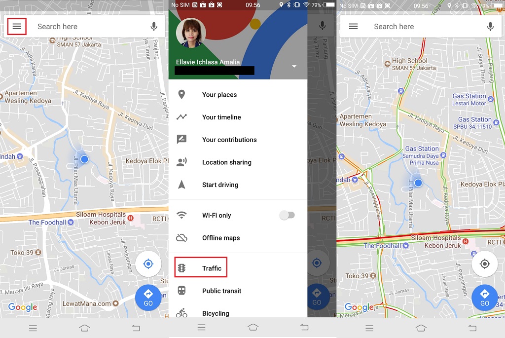 anda bisa hindari macet pakai google