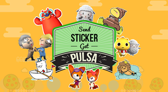 Bagikan 10 Stiker, WeChat Tawarkan Bonus Pulsa.