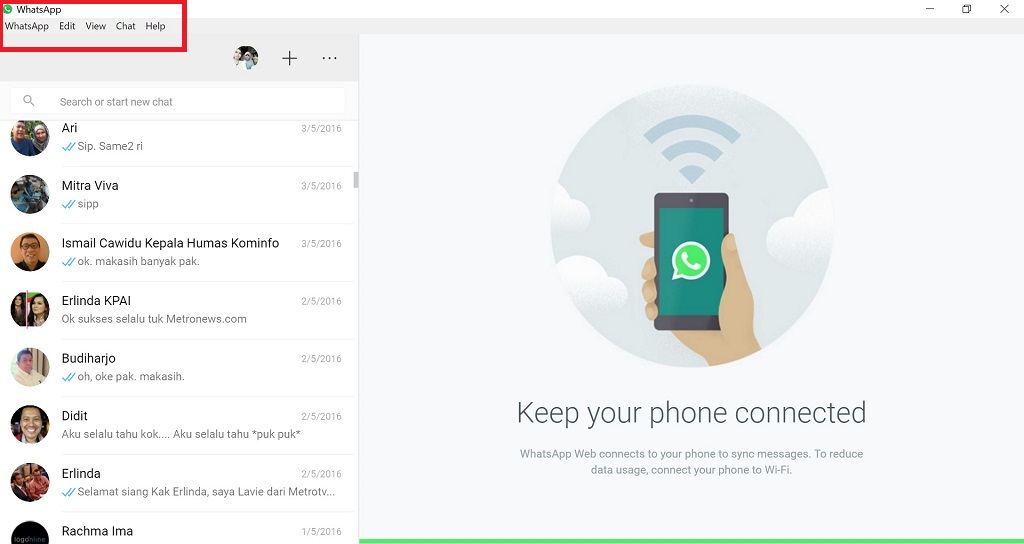 Begini Cara Pakai WhatsApp Langsung di PC