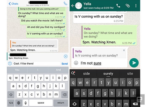 Sekarang Anda Bisa Kutip Pesan Langsung di WhatsApp