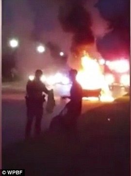 Lagi, Mobil Terbakar Karena Galaxy Note 7