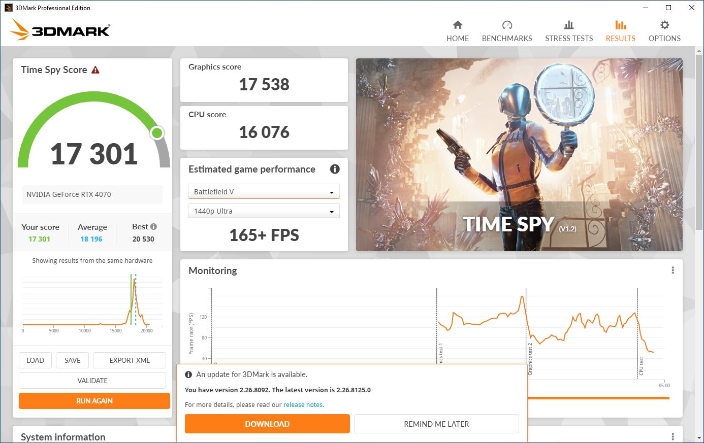 Performa GPU PNY GeForce RTX 4070 12GB XLR8