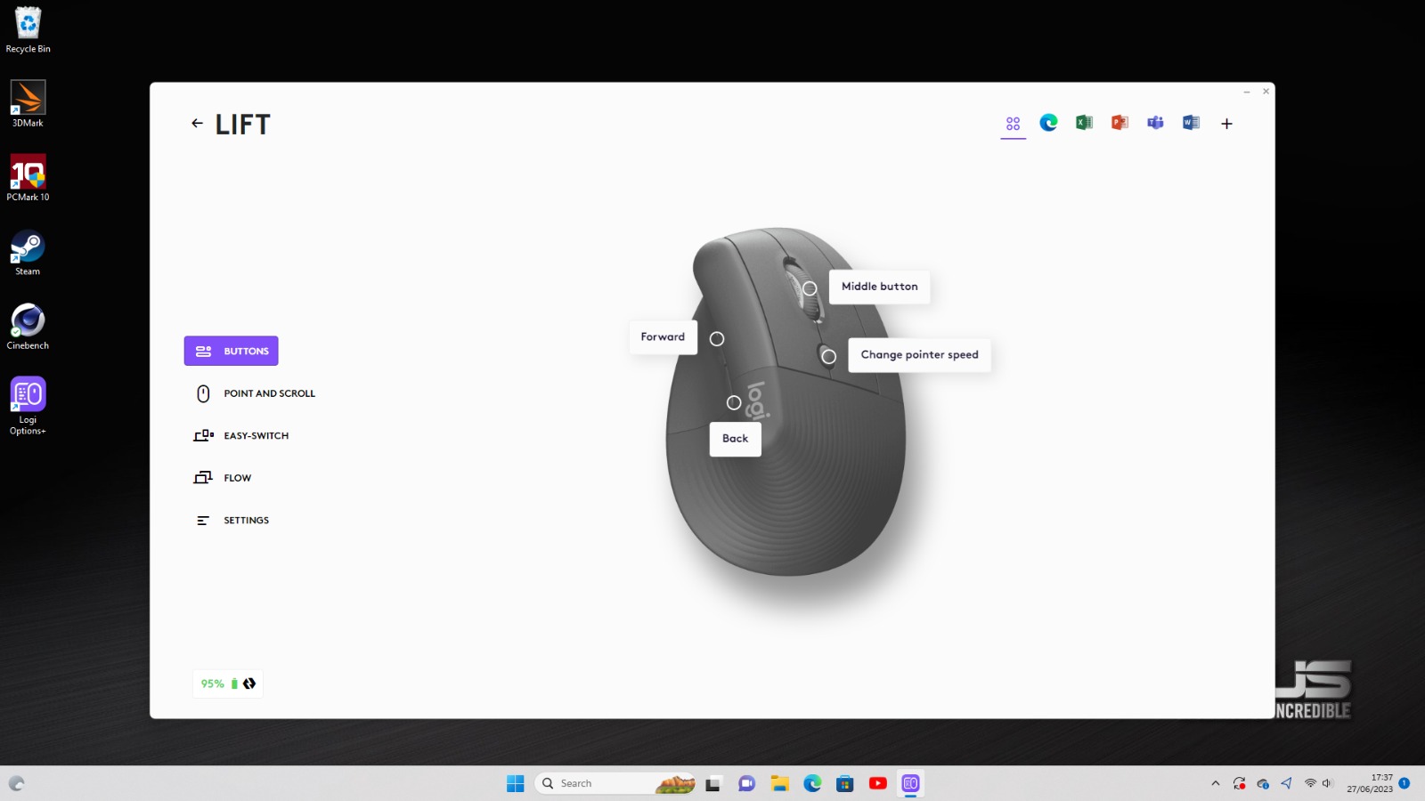 Logitech Lift, Mouse Vertikal Super Nyaman