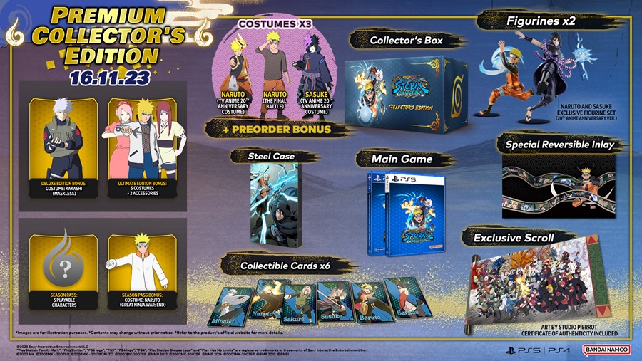 Ini Isi Naruto x Boruto Ultimate Ninja Storm Connection Colectors Edition