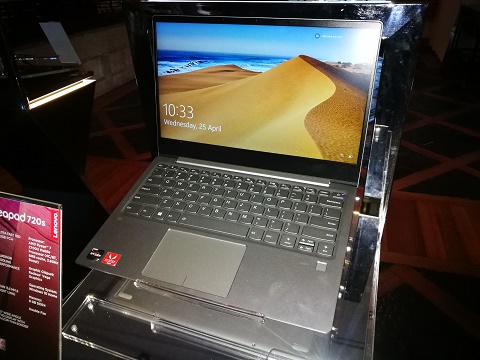 Lenovo Ideapad 720S Anyar Masuk Indonesia, Benamkan Ryzen 7