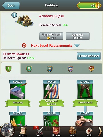 March of Empires, Game Strategi yang Serius