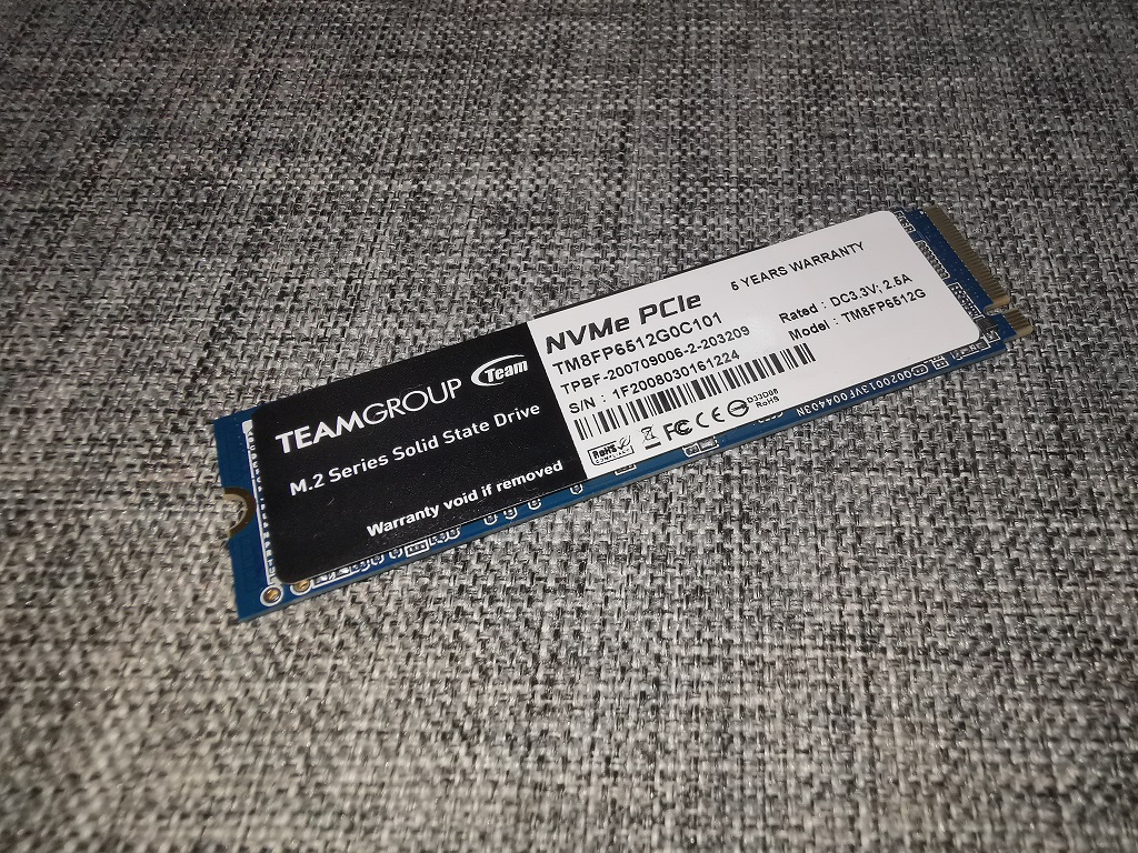 Begini Performa TeamGroup MP33 M.2 PCIe SSD 512GB