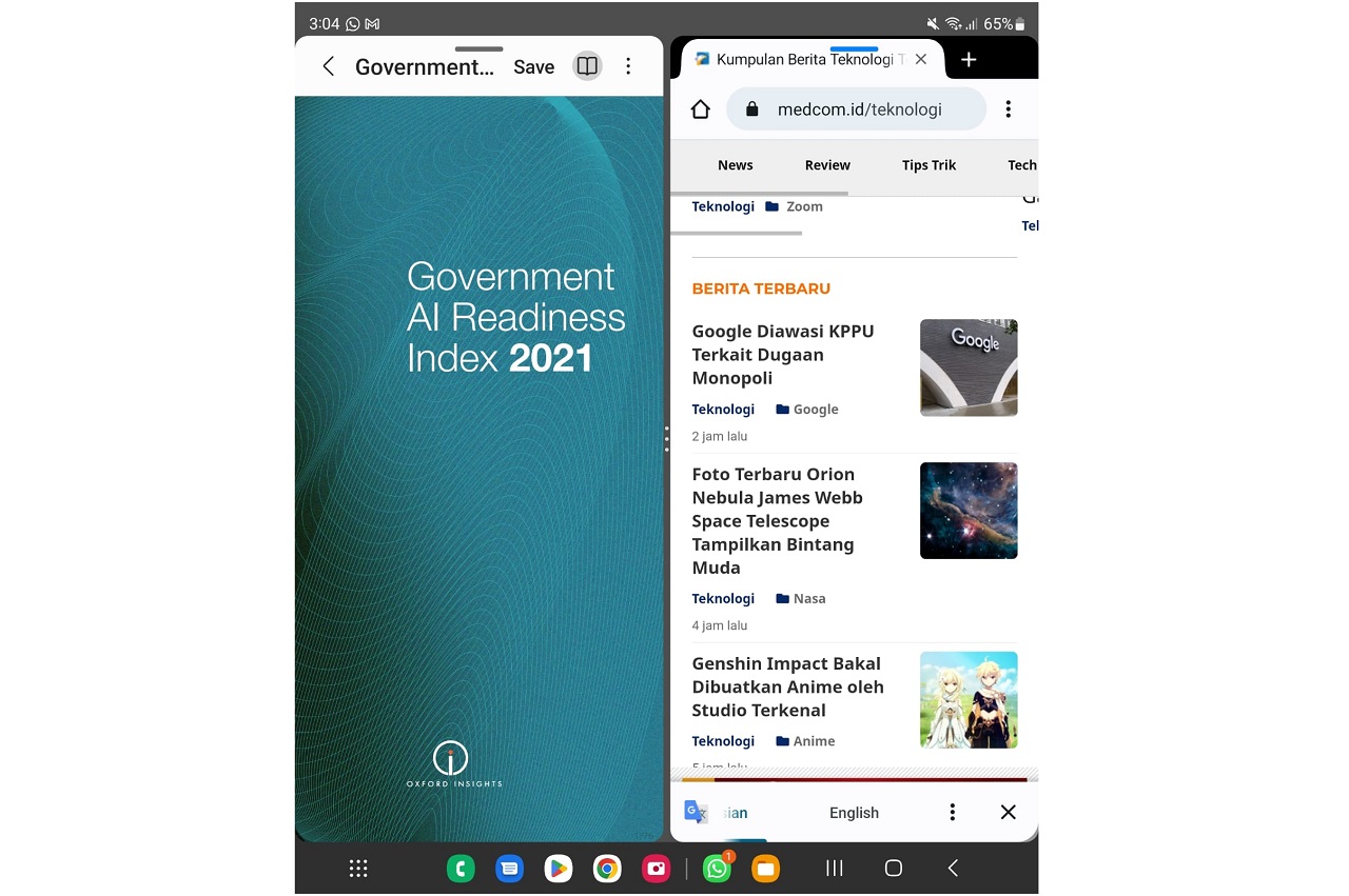 Kemampuan Multitasking Super Produktif di Samsung Galaxy Fold4 5G