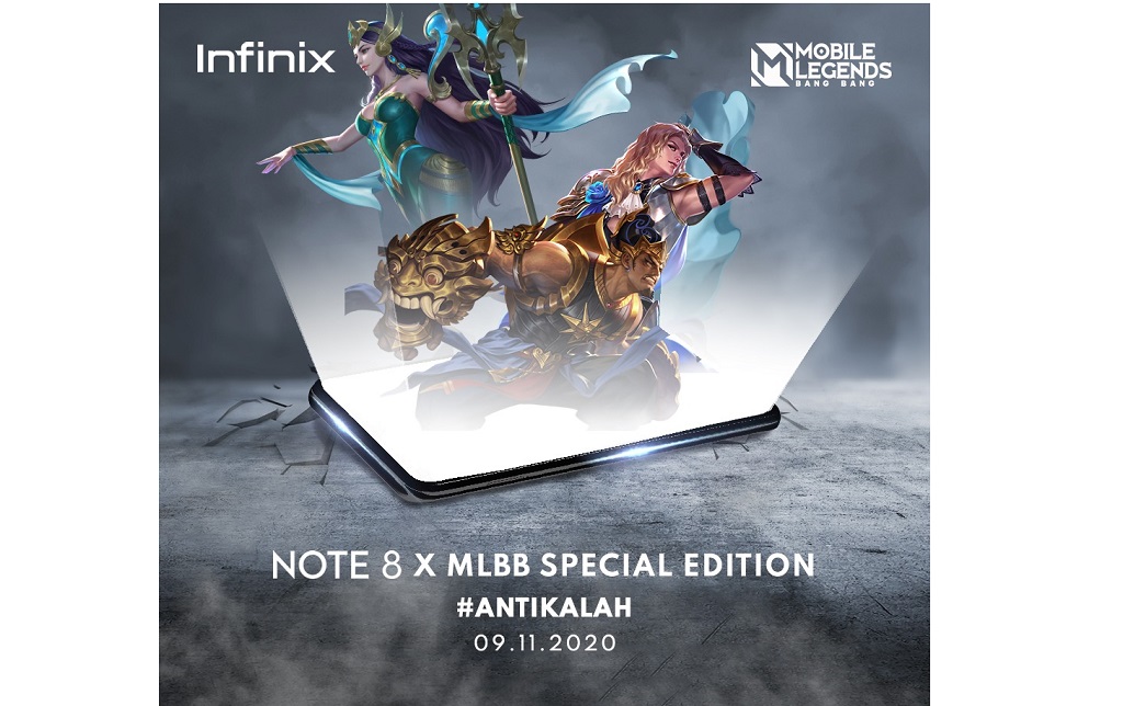 Infinix Note 8 Segera ke Indonesia, Gandeng MLBB