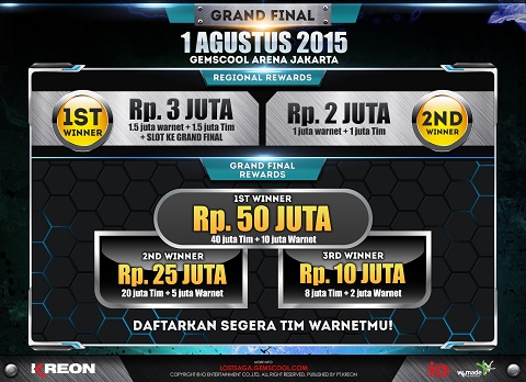 Gemscool Siapkan Lost Saga Nusantara Tournament 2015 Berhadiah Rp500 Juta