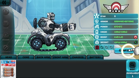 Turbine Fighter, Game Tarung Robot Anime di Android