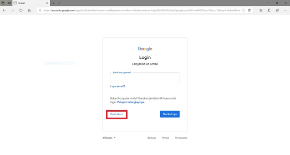 Cara Cepat Bikin Akun Gmail Baru