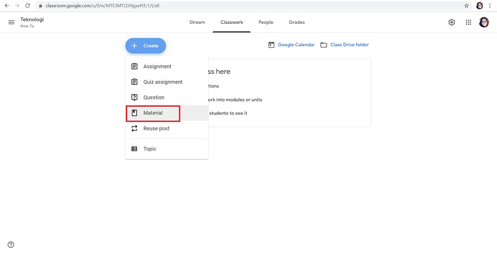 Cara Pakai Google Classroom