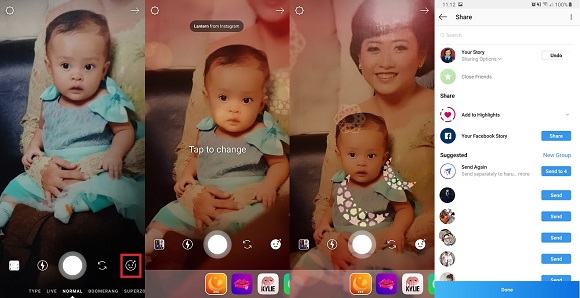 Cara Pakai Filter Ramadan di Instagram Stories