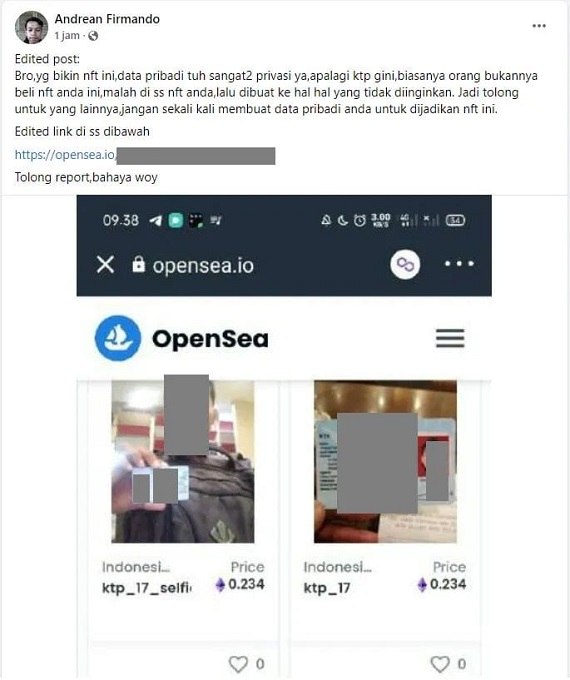Netizen Geram Soal Penyalahgunaan NFT