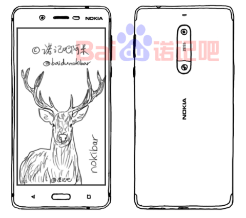 Beredar, Sketsa Nokia 7 dan Nokia 8