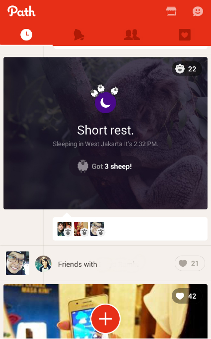 Path Sisipkan Domba Lucu untuk Status Go To Sleep