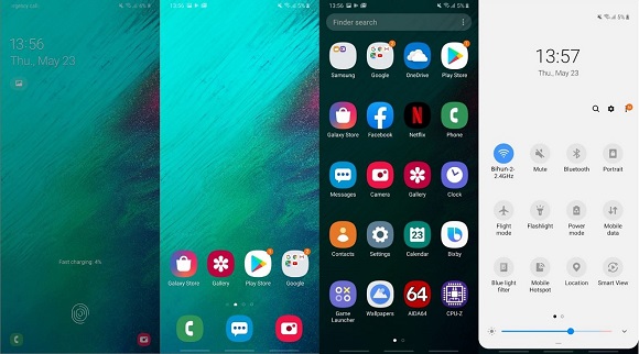 Samsung Galaxy A70, Layar Luas Tanpa Bongsor