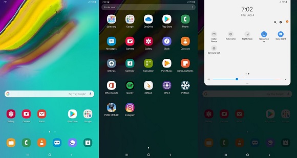 Samsung Galaxy Tab S5e, Tipis dan Luas