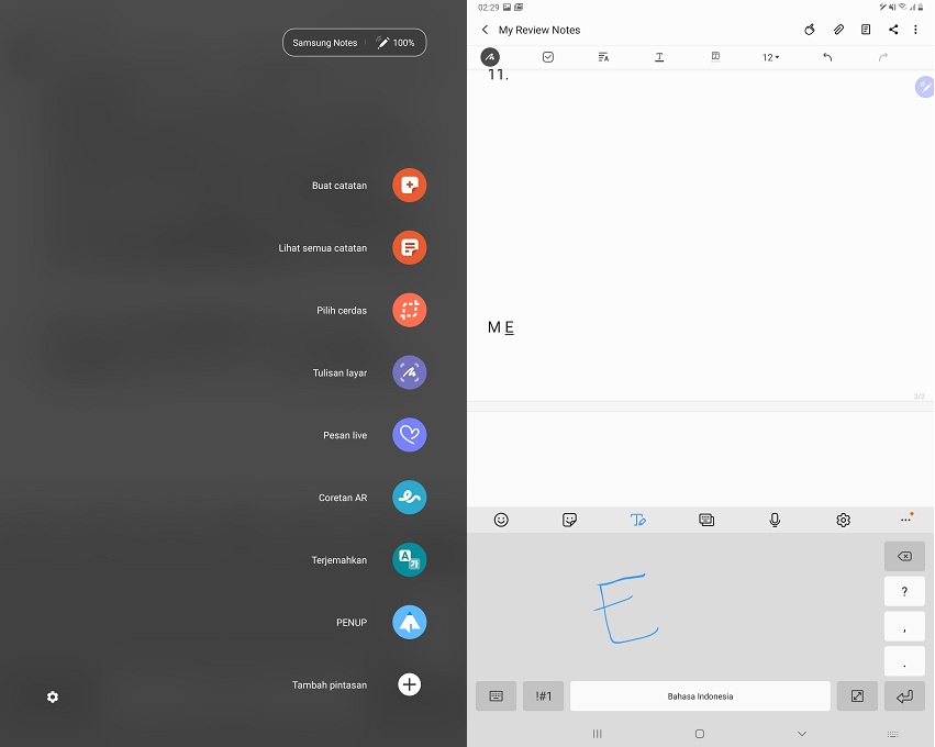 Samsung Galaxy Tab S7+, Besar Bermanfaat