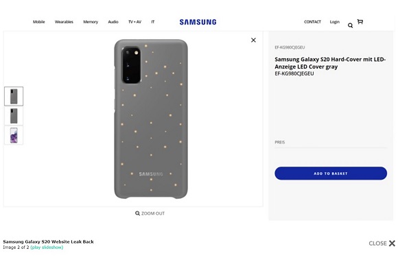 Samsung Konfirmasi Nama dan Desain Galaxy S20