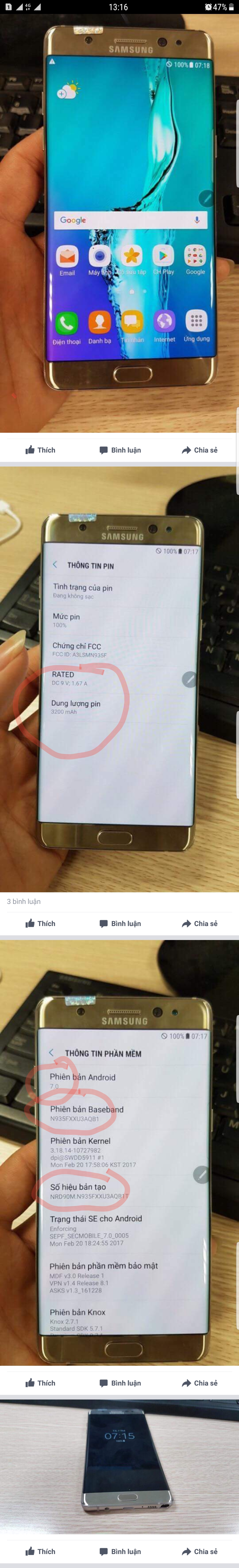 Beredar, Penampakan Samsung Galaxy Note 7 Versi Daur Ulang