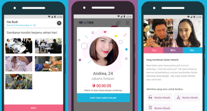 Ini Dia 3 Tiga Aplikasi Kencan untuk Orang Indonesia