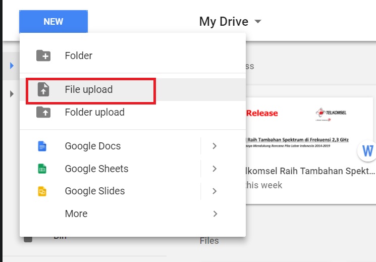 Cara Mudah Berbagi Dokumen di Google Drive