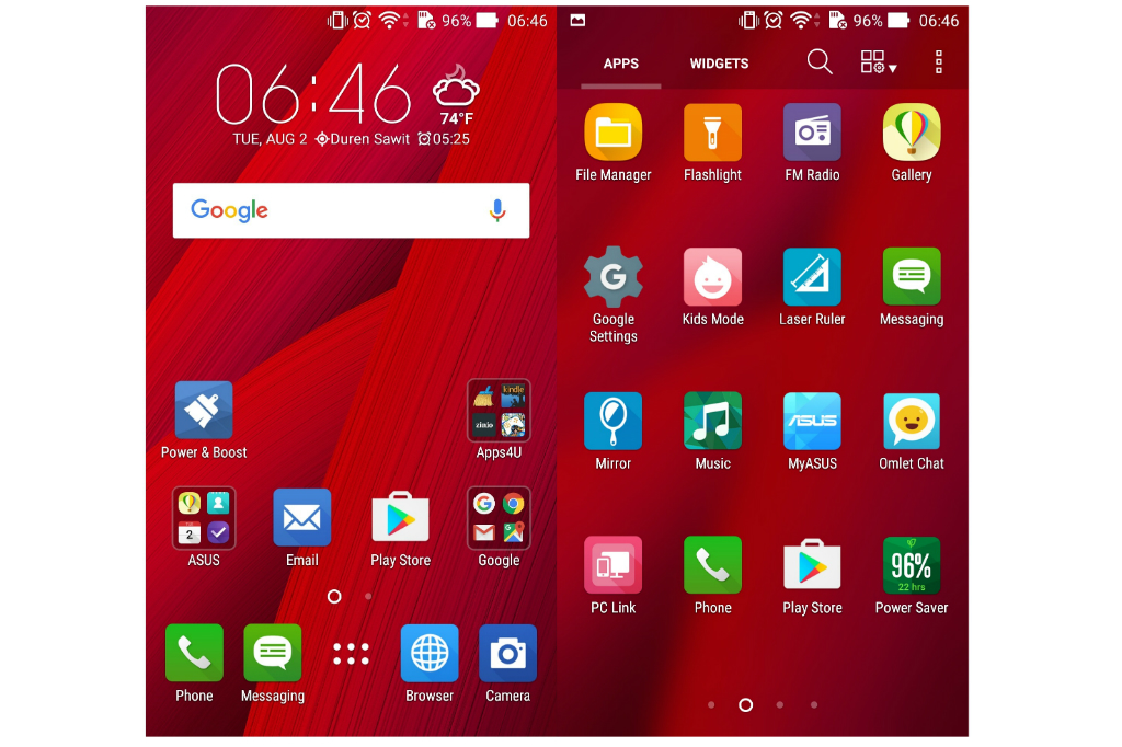 Asus Zenfone 2 Laser 6 Inci Layar Besar Baterai Awet