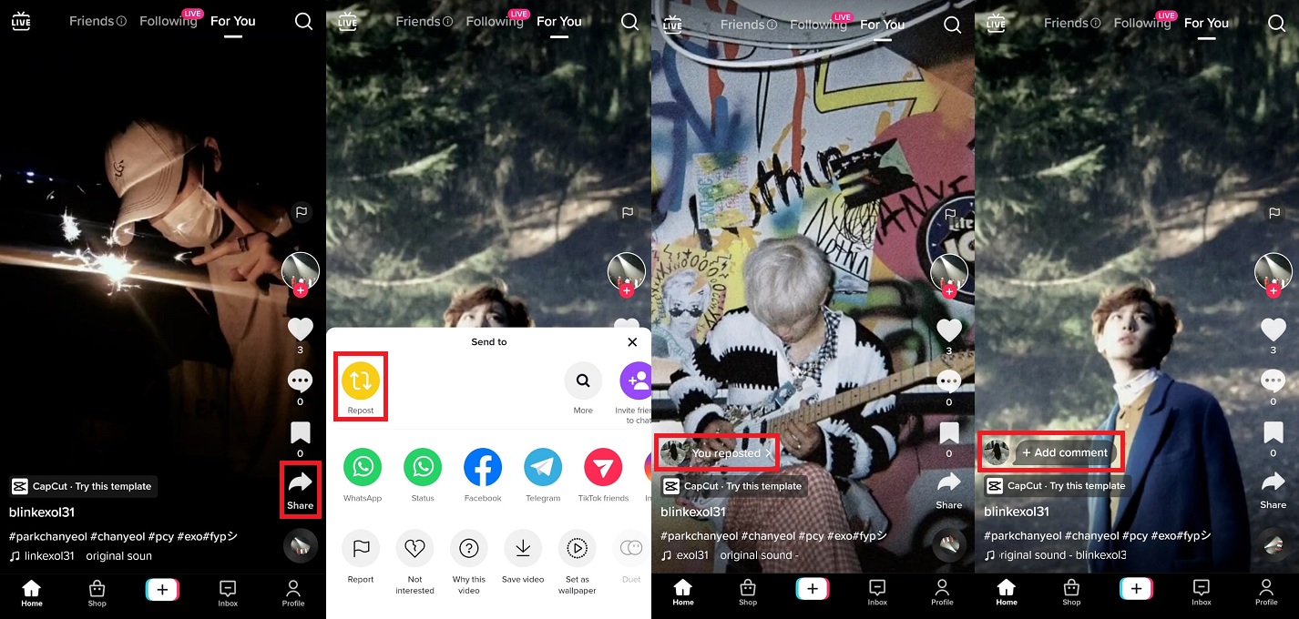 Cara Menggunakan Fitur Repost di Tiktok