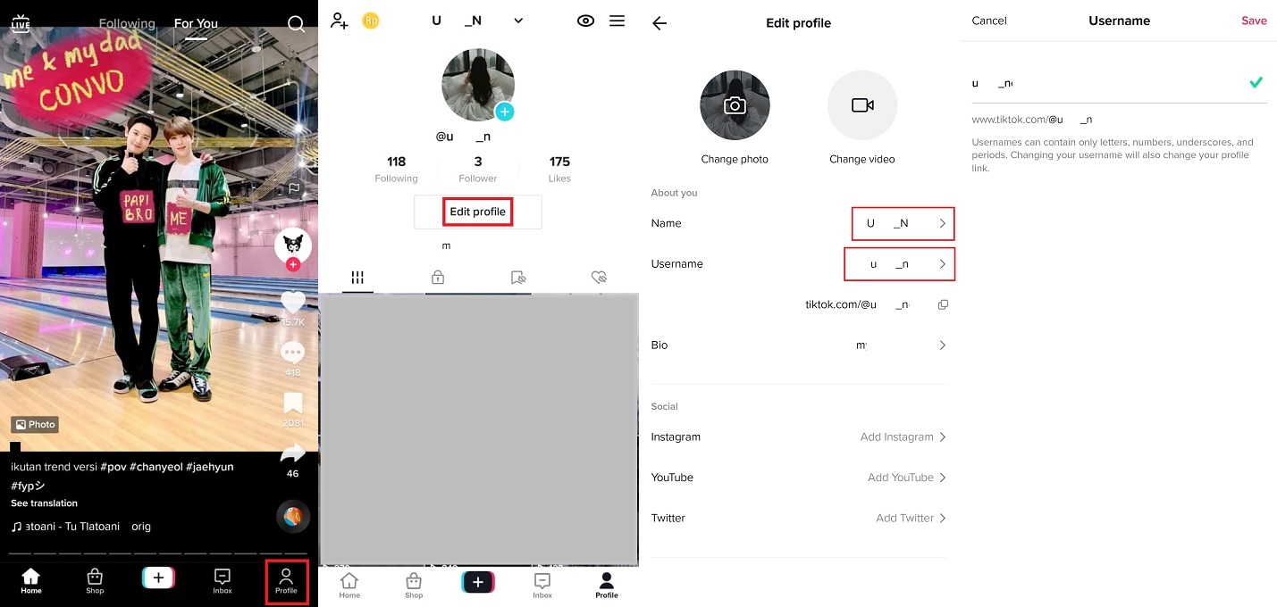 Begini Cara Ubah Nama di TikTok