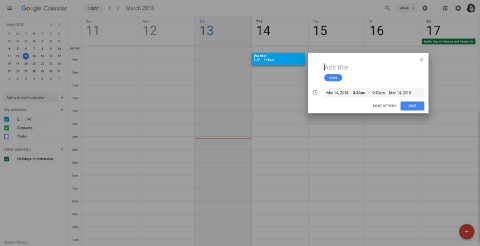 Berbagi Agenda Lebih Cepat Via Google Calendar