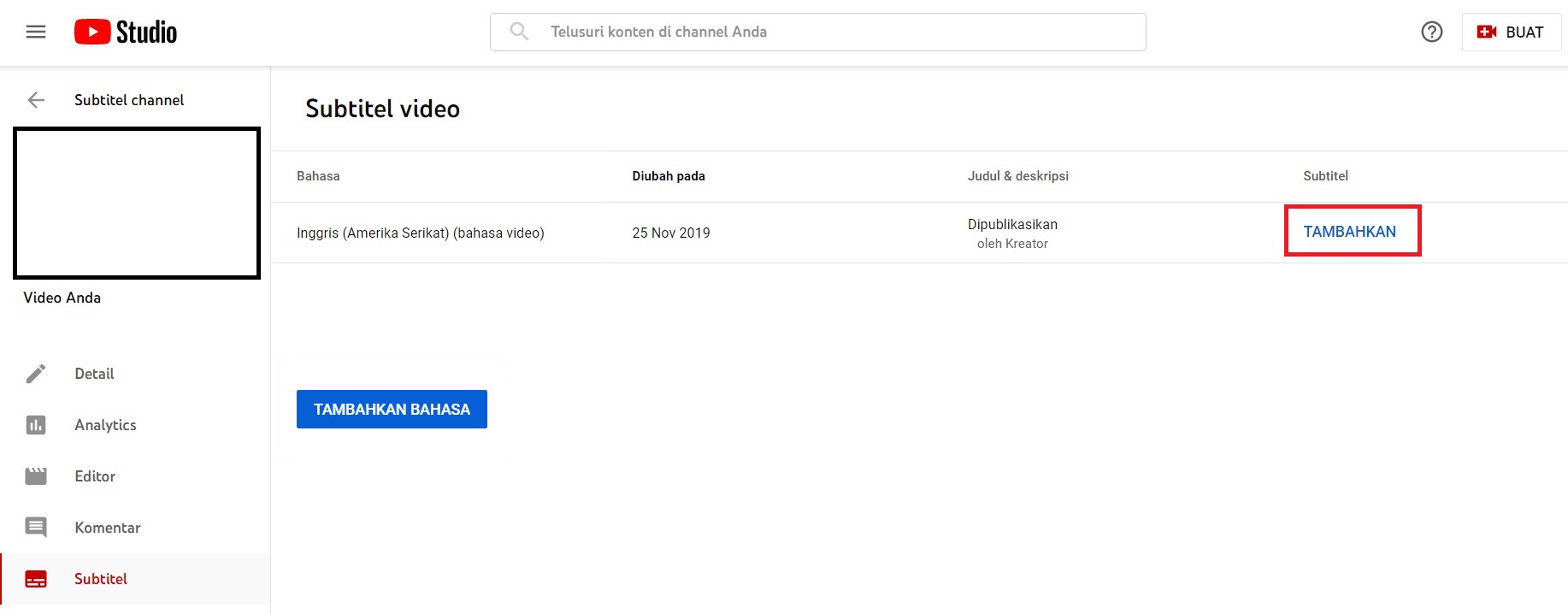 Ini Cara Membuat Subtitle di YouTube