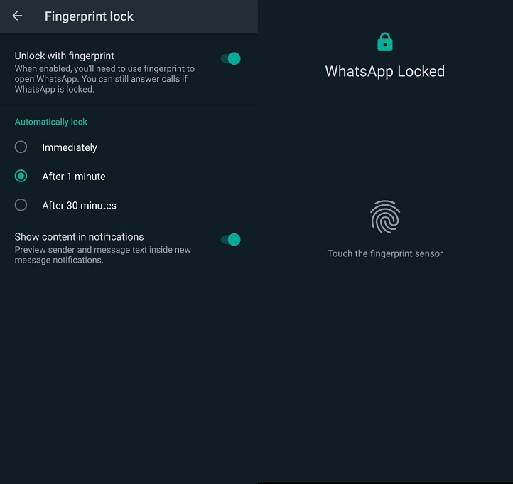 Ini Cara Kunci WhatsApp via Fitur Keamanan Sidik Jari