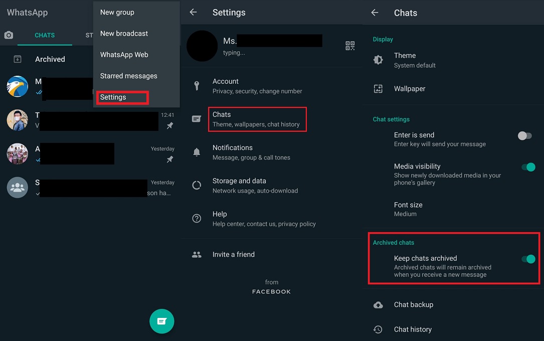 Begini Cara Sembunyikan Chat di WhatsApp