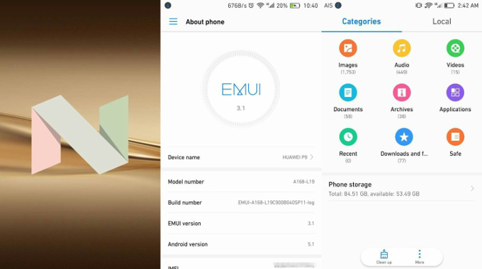 Huawei P9 Kebagian Android 7.0 Nougat dan EMUI 5.0