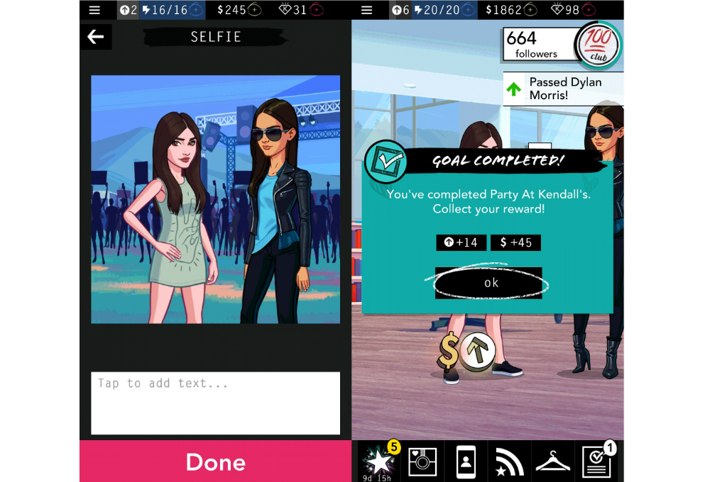 Kendall and Kylie, Merasakan Kehidupan Selebriti via Game