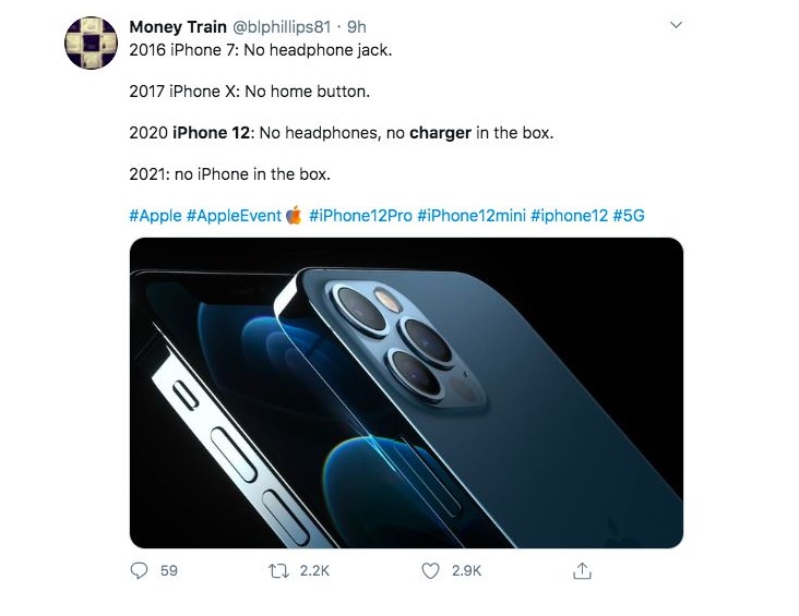 Penjualan iPhone 12 Tanpa Charger Jadi Lelucon